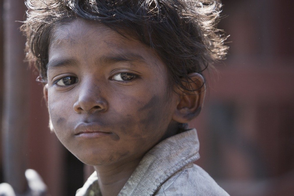 Sunny Pawar as Saroo Brierley in Lion.